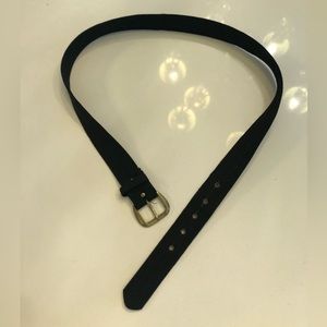 🌼 2$ add on! ~ Black belt with gold coloured hardware